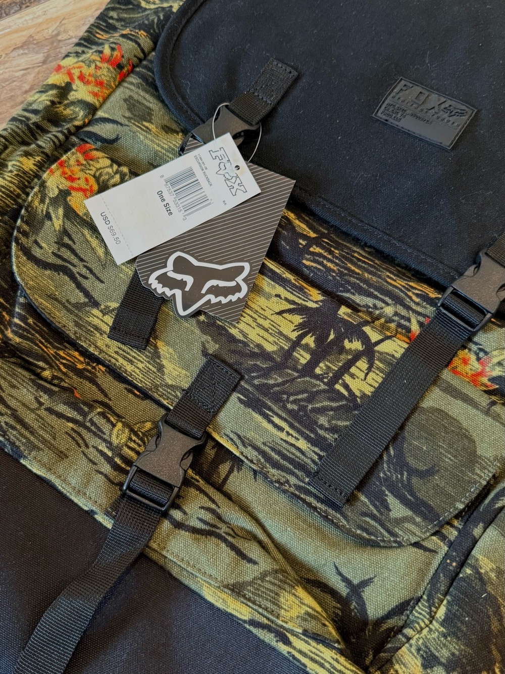 NWT Fox Racing - Excursion Rucksack - One Size - Tropical Camo/Black